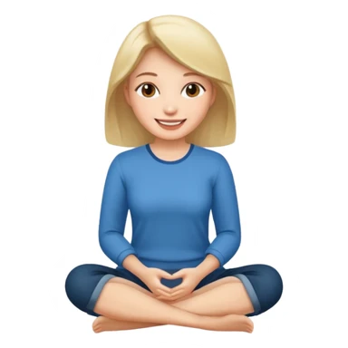 Uma mulher sentada sticker