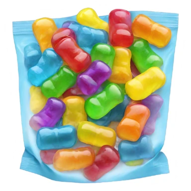 Bag of Jelly babies sticker