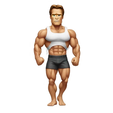 arnold schwarzenegger physique sticker