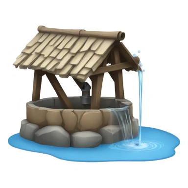 A water well sticker