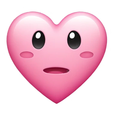 Cute pink heart sticker