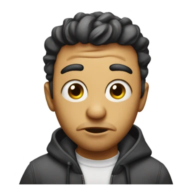 Rolling eyes with tongue out sticker