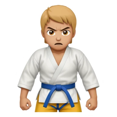 angry judo sticker