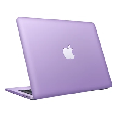 macbook ios light violet elements. sticker