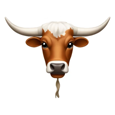 Longhorn bull  sticker
