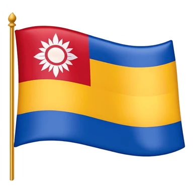 Emoji de la bandera de Cartagena de indias  sticker