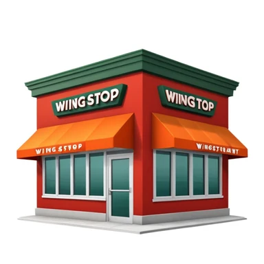 Wingstop restaurant  sticker