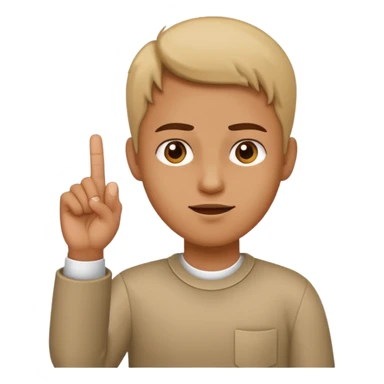 Nice face with middle finger sticker