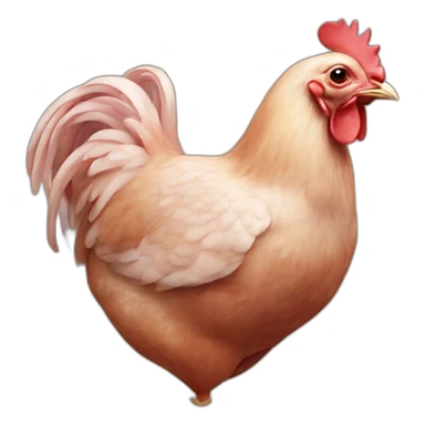chicken heart sticker