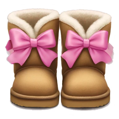 uggs with bows sticker