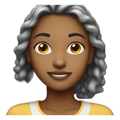 clean girl emjoi sticker