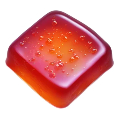 jelly on a plate sticker