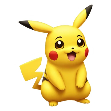 Pikachu de pokemon triste  sticker