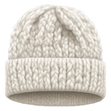 white knitted wool cap piece of clothing sticker