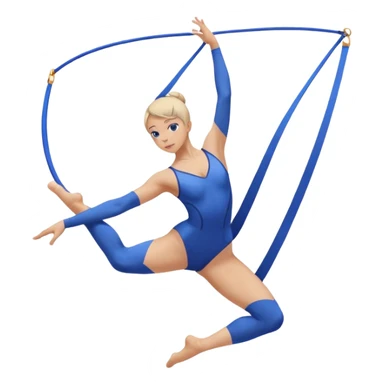 esame test compito verifica studiare danza aerea blu sticker