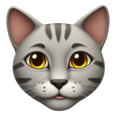 Smirking cat sticker