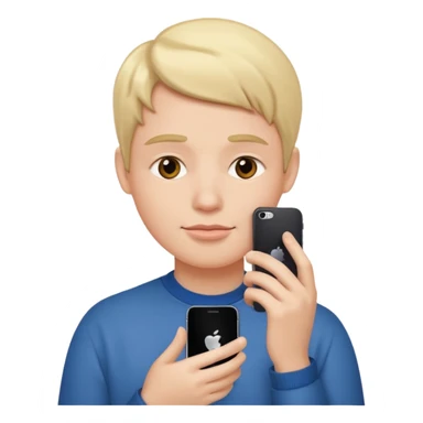 iphone under the chin sticker