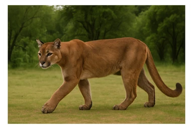 Mountain lion sticker