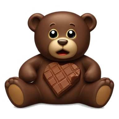 Un ourson en chocolat sticker