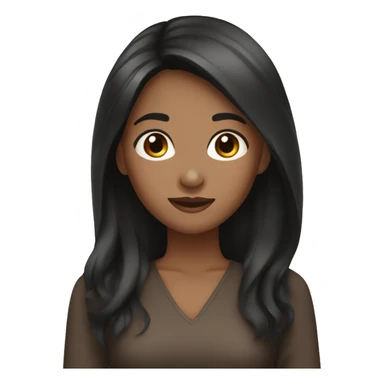 2 black women, dark hair, brown eyes, 1 asian woman, long brown hair, brown eyes sticker