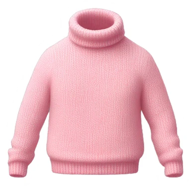 White and pink sweater sticker