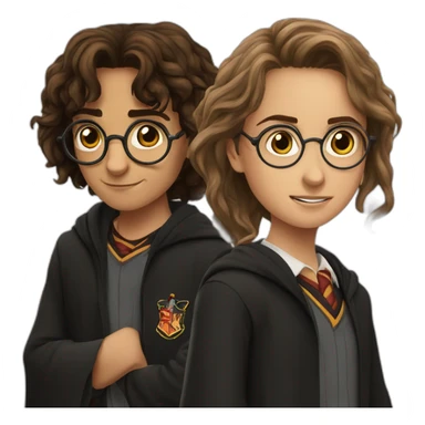 Harry Potter vs hermione sticker