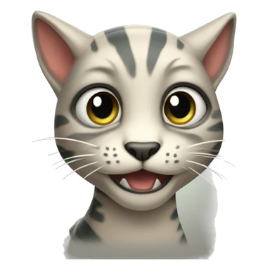 Gato dinosaurio sticker