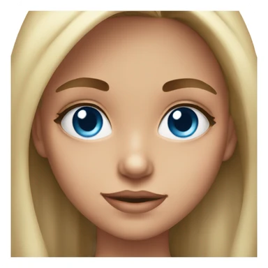 beautiful daughter, blue eyes sticker