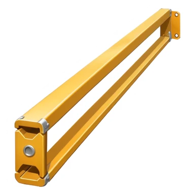 industrial metal beam, clean, no rust, as simple as possible sticker