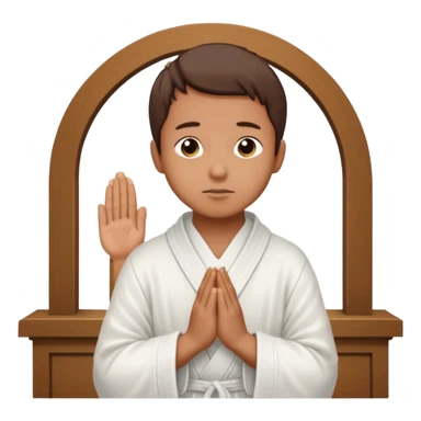 pray to the lord in the peace of our home sticker