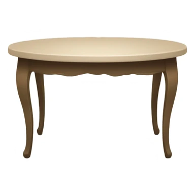 Beige dinner table sticker