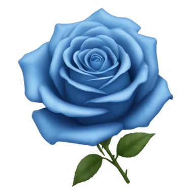 A beautiful blue rose sticker