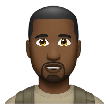 kanye west emoji sticker