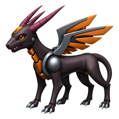 Houndoom-Genesect-Pokémon-Fakémon-hybrid-creature sticker