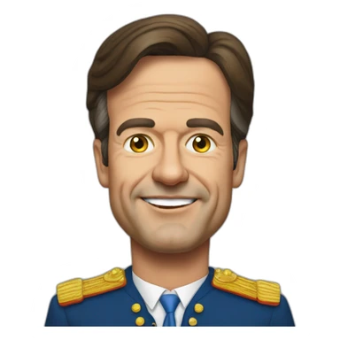 Mark Rutte Dressed up as Dilan Yesilgöz sticker