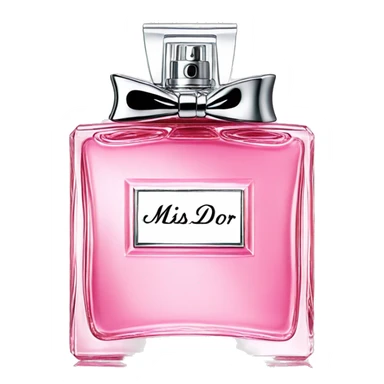 pink miss dior perfume sticker