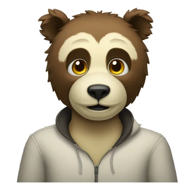 Oso animatronico sticker