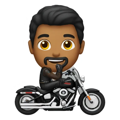 harley biker sticker