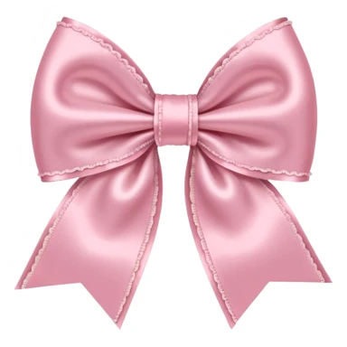 Cute pastel pink bow sticker