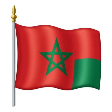 Flag morocco sticker