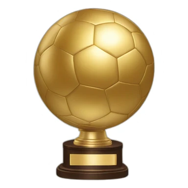 Ballon Do’r Golden Ball award sticker