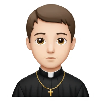 Young priest  sticker