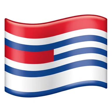 Flag of the Netherlands with red white and blue horizontal stripes sticker