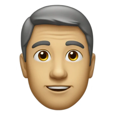 Tete decoupée sticker