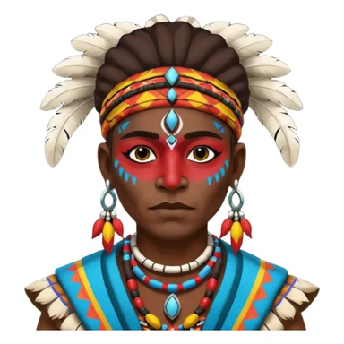 A tribal shaman sticker