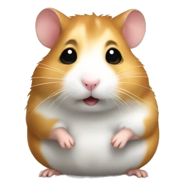 cute and tin hamster sticker