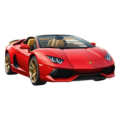 A man driving a Lamborghini  sticker