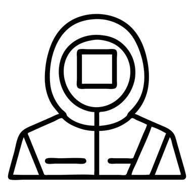 Squid game garde carré sticker