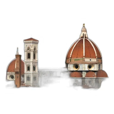 The duomo of Florence from the boboli garden sticker