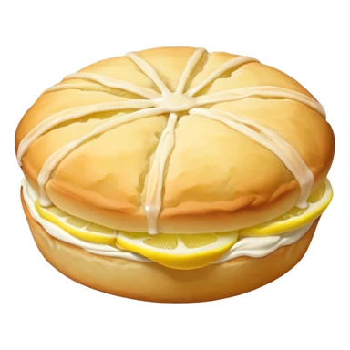 Lemon scone sticker